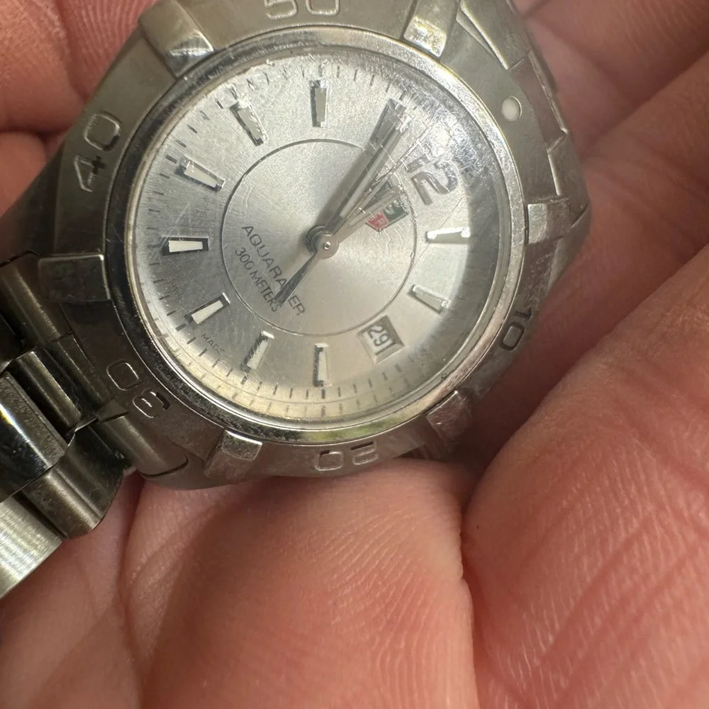 Tag Heuer Watch with original box, travel case, brocures